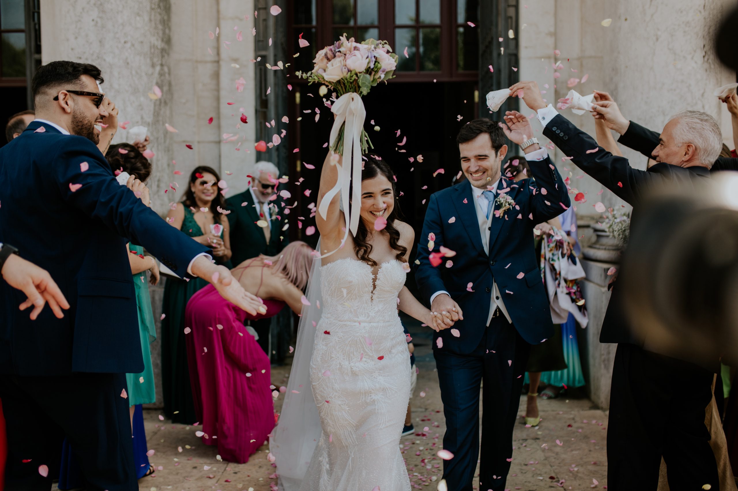 Carolina & Pedro // Wedding Photography in Quinta Pézinhos no Tejo, Caparica, Portugal 2023
